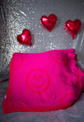 Pink Happy {LUXE BLANKET} Super Soft Oversized Blanket