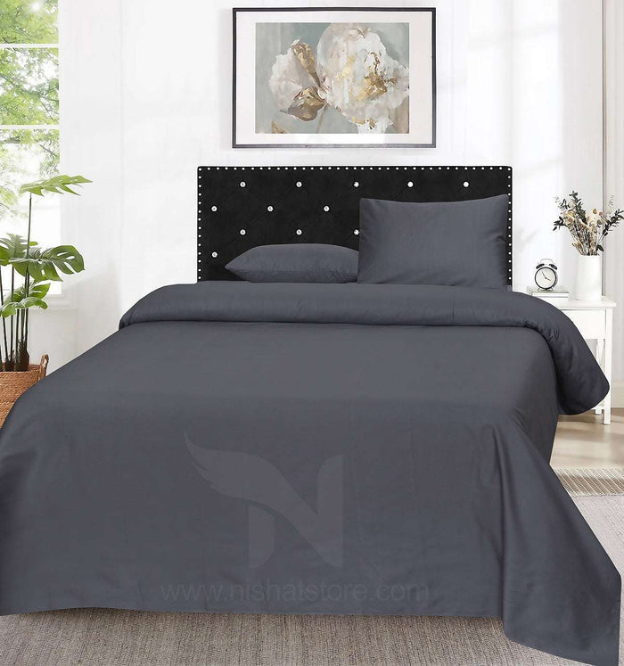 Plain Double Bed Sheet Design NC-S 157 - Nishat Creative Store