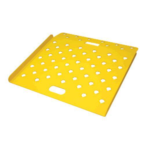 Powder Coated Raised Edge Curb Ramp 27in. W x 27in. L 750Lb. Capacity