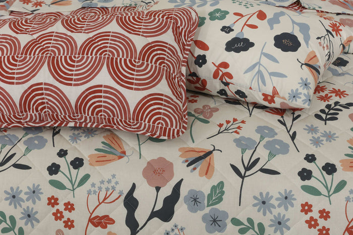 Quilted Comforter Set 6 Pcs Design 909 - Nishat Creative Store