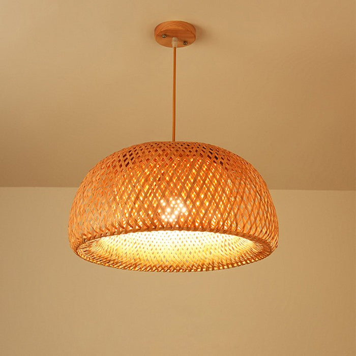 Rattan Cocoon Pendant Light - Level Decor
