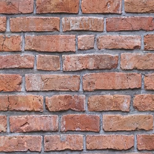 Red Brick Wall Panel 250mm x 2.6m x 8mm (Pack of 4)