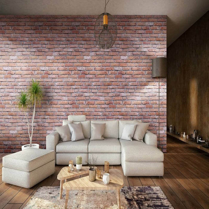Red Brick Wall Panel 250mm x 2.6m x 8mm (Pack of 4)