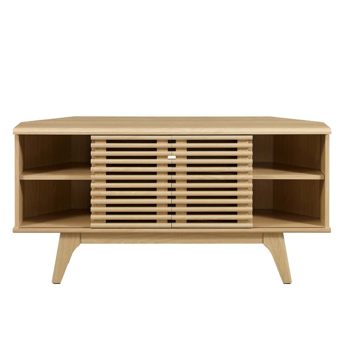 RENDER CORNER TV STAND | LIVING ROOM