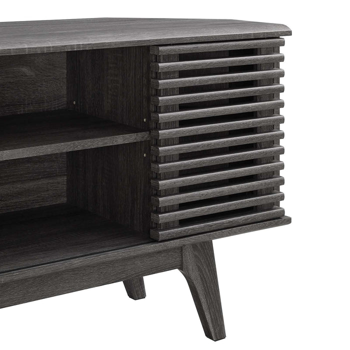 RENDER CORNER TV STAND | LIVING ROOM