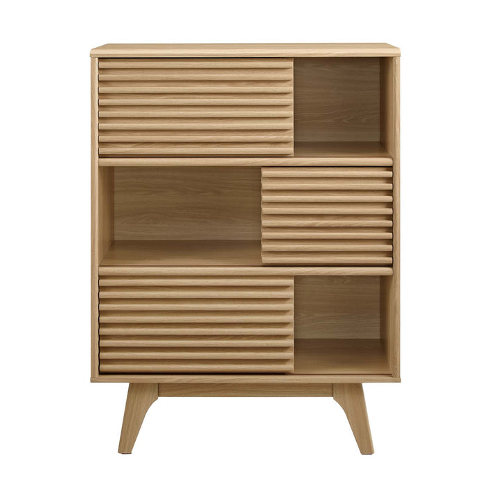 RENDER THREE-TIER DISPLAY STORAGE CABINET STAND | LIVING ROOM