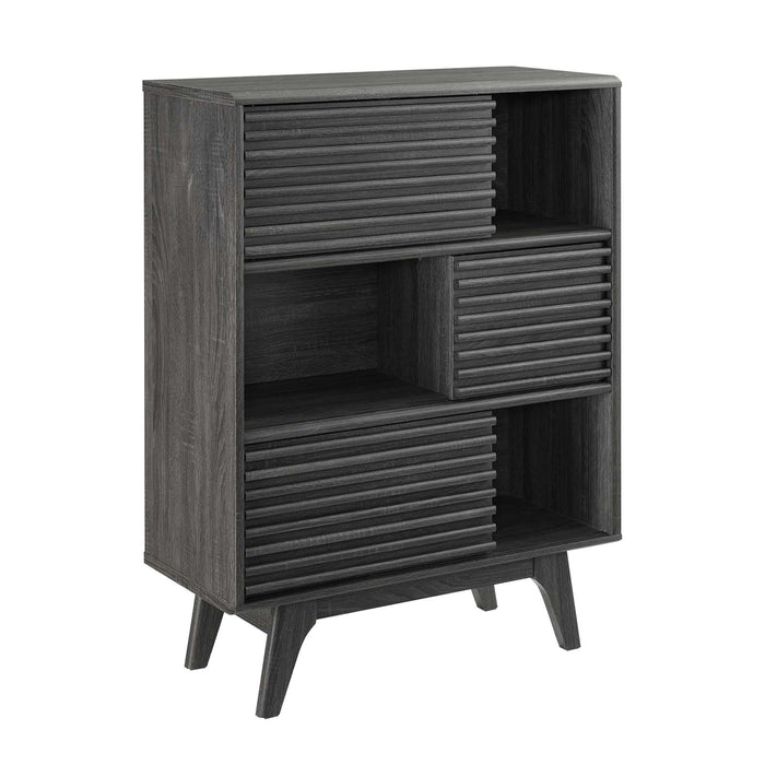 RENDER THREE-TIER DISPLAY STORAGE CABINET STAND | LIVING ROOM