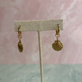 Scallop Huggie Earrings