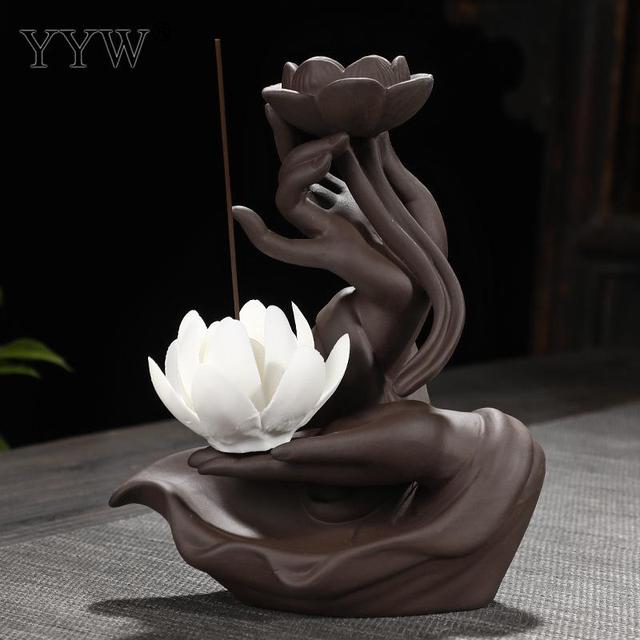 Sela Monk Incense Burner Table Lamp - Level Decor