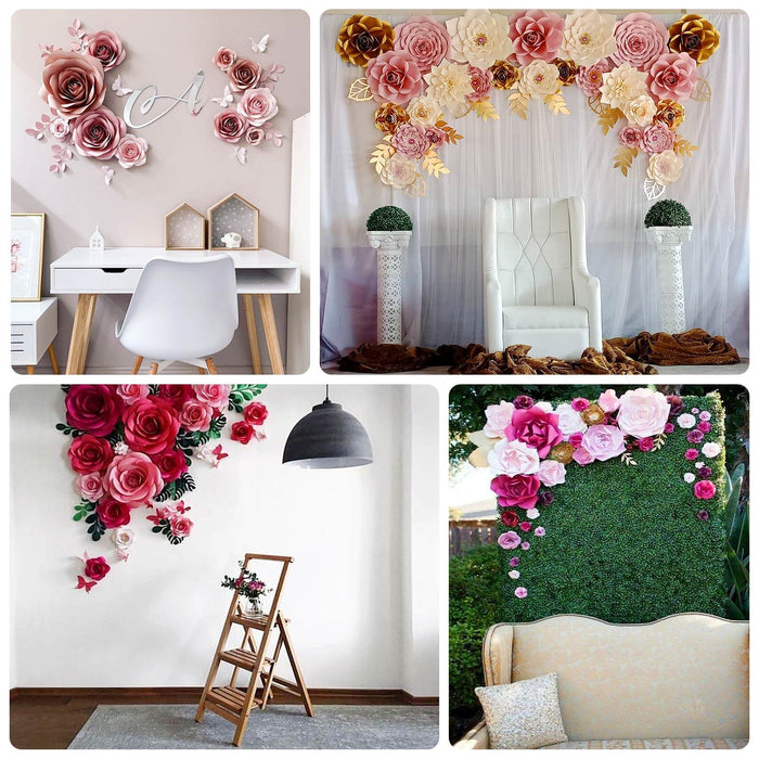 Floral decoration wall art for home and event design.
