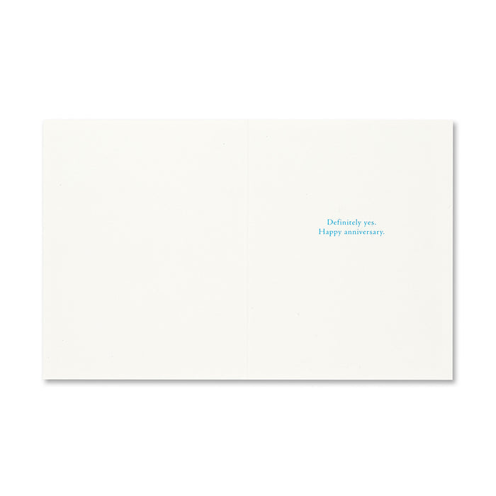 Shall we stick by each other as long | GREETING CARD - ANNIVERSARY