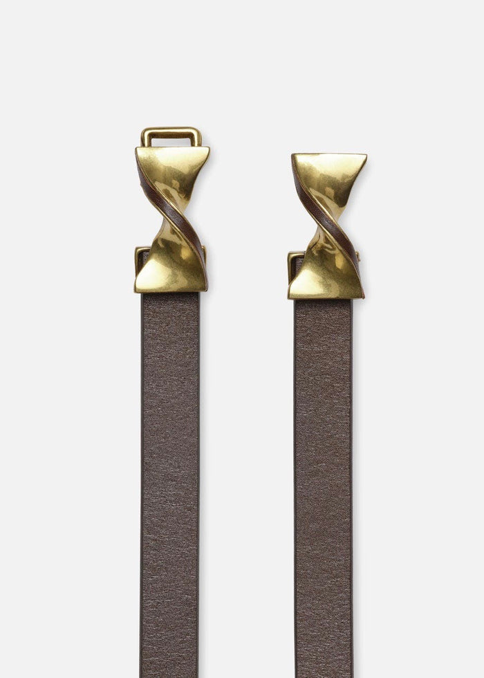 Simple Farfalle Belt (Chocolate)