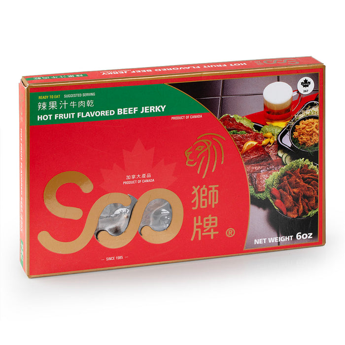 SOO Hot Fruit Flavored Beef Jerky