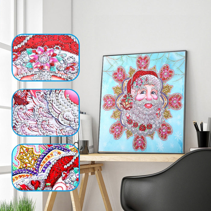 Special Shaped Christmas Santa Claus Diamond Painting Kit - DIY