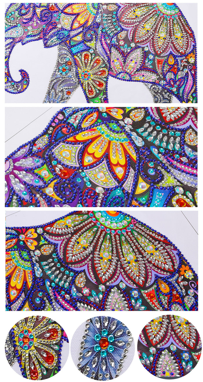 Special Shaped Elephant Diamond Painting Kit - DIY