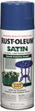 SPRAY PAINT 12 OZALMOND SATIN STOP RUST
