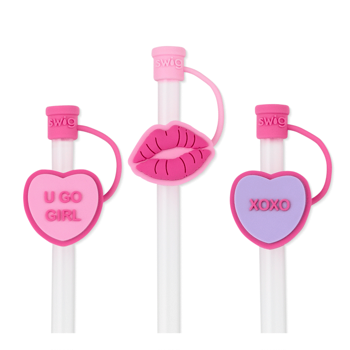 Swig {VALENTINE'S DAY} Straw Topper Set