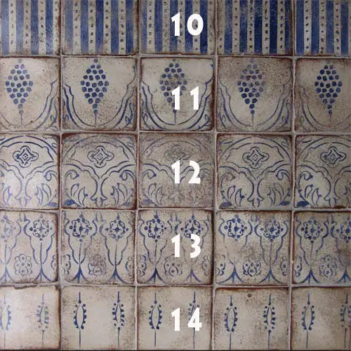 Shop Tabarka Maghreb 12 on 4-1/8 x 4-1/8 | Artistic Tile & Stone