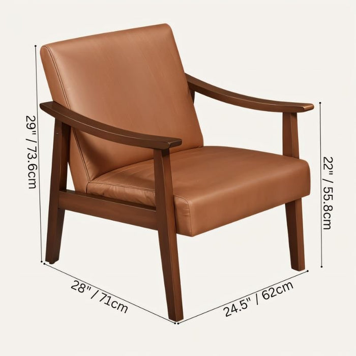 Taina Accent Chair - 24.5" x 28" / 62 x 71cm - Level Decor