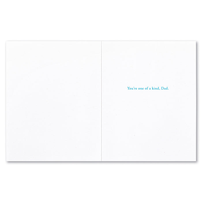 The heart of a father is a masterpiece  | GREETING CARD - FATHER'S DAY