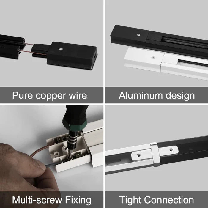 Track Light Rails & Accesorries - Level Decor