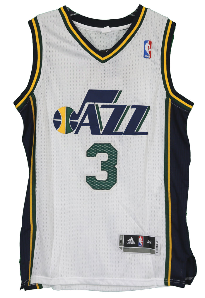 Trey Burke Utah Jazz Signed Autographed White #3 Jersey Size M JSA COA