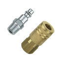 Tru-flate 1/4" I/M Design x 1/4" NPT Mixed Plug/Coupler Set