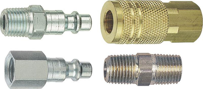 Tru-Flate Style Coupler/Plug Set 1/4 in