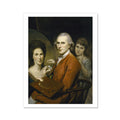 Unframed Print | Charles Wilson Peale "Self-Portrait with Rachel and Angelica Peale"
