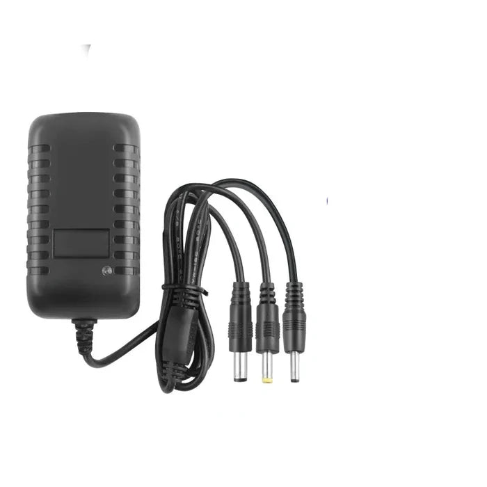 9V2A 3-in-1 connector charger, 5.5mm DC power supply, US plug speaker charger, dance party speaker charger, center positive power adapter