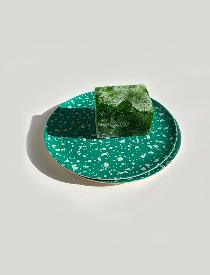 Xenia Taler Terrazzo Green Side Plates 8"