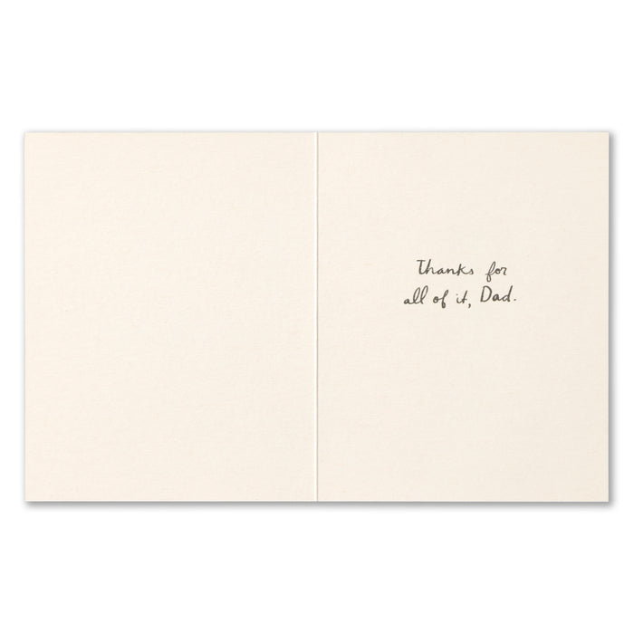 You made me, me. | GREETING CARD - FATHER'S DAY