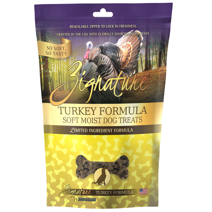 Zignature Turkey Soft Moist Treats for Dogs